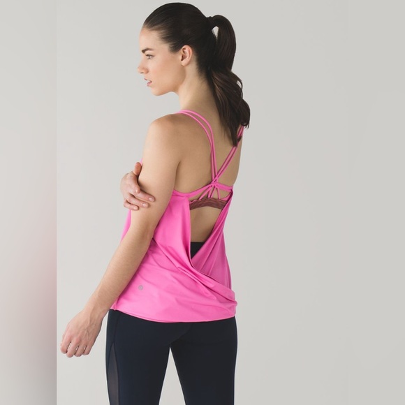 lululemon athletica Tops - Lululemon Make A Move Tank
Pink Paradise / Radiant Pink Paradise Black NWOT
